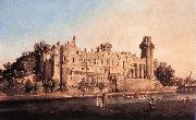 Warwick Castle: the South Front df Canaletto