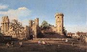 Warwick Castle: the East Front df Canaletto