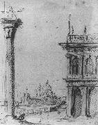The Piazzetta Looking towards S. Maria della Salute ff Canaletto