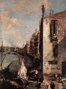 Grand Canal, Looking East from the Campo San Vio (detail) fd Canaletto