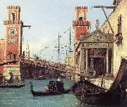 View of the Entrance to the Arsenal (detail) s Canaletto
