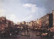 The Rialto Bridge from the South fdg Canaletto