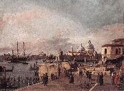 Entrance to the Grand Canal: from the West End of the Molo  dd Canaletto