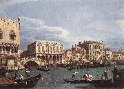 The Molo and the Riva degli Schiavoni from the Bacino di San Marco Canaletto