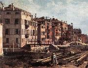 View of San Giuseppe di Castello (detail) f Canaletto