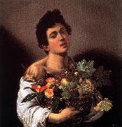 Boy with a Basket of Fruit f Caravaggio