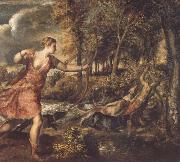 The Death of Actaeon Titian