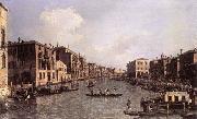 Grand Canal: Looking South-East from the Campo Santa Sophia to the Rialto Bridge Canaletto