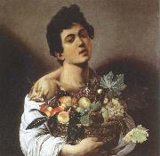 boy with a basket of fruit Caravaggio
