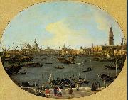 Venice Viewed from the San Giorgio Maggiore - Oil on canvas Canaletto