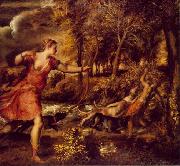 The Death of Actaeon. Titian