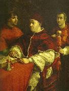 pope leo x with cardinals giulio de' Raphael