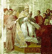 pope gregory ix handing Raphael