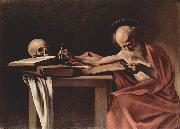 Hieronymus beim Schreiben Caravaggio