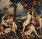 Diana and Callisto by Titian Titian