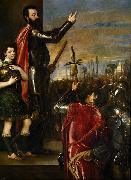 Alfonso di'Avalos Addressing his Troops Titian