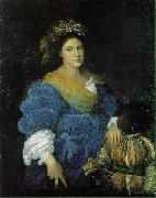 Portrait of Laura Dianti  Titian