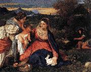 Madonna of the Rabbit  Titian