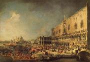 The Reception of the French Ambassador in Venice Canaletto