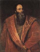 Portrait of Pietro Aretino  Titian