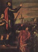 The Exbortation of the Marquis del Vasto to His Troops Titian
