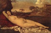 The goddess becomes a woman Titian