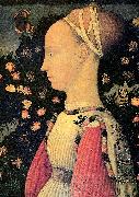 Portrait of Ginerva d'Este PISANELLO