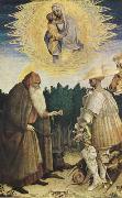 The Virgin and Child with the Saints George and Anthony Abbot (mk08) PISANELLO