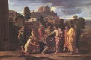 Christ Healing the Blind (mk05) Poussin
