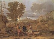 Autumn or the Grapes from the Promised Land (mk05) Poussin