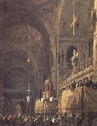 Interior of San Marco (mk25) Canaletto