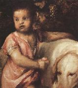 The Child with the dogs (mk33) Titian