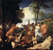 Bacchanal of the Andrians Titian