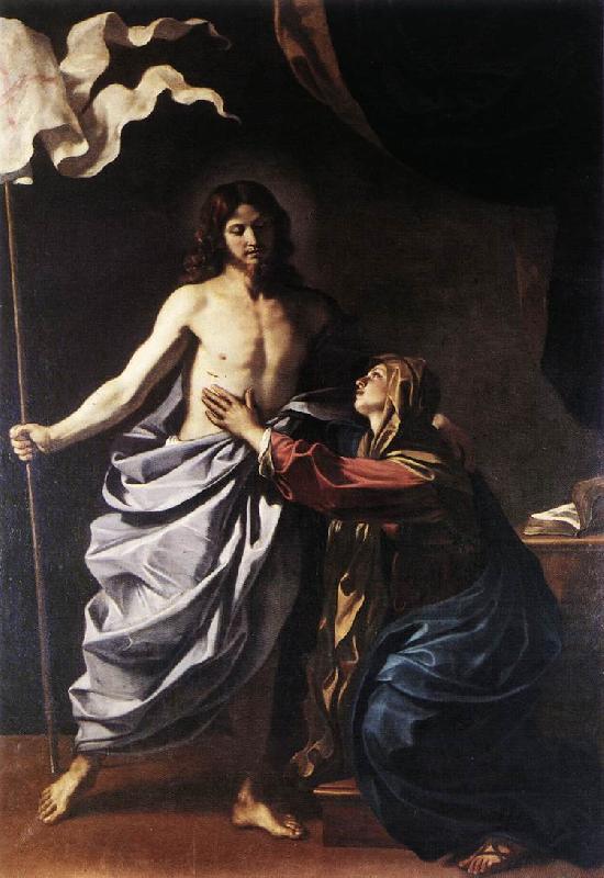 GUERCINO The Resurrected Christ Appears to the Virgin hf