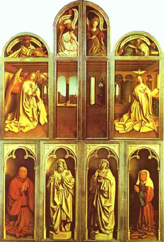 ghent altarpiece jan van eyck. Jan Van Eyck The Ghent