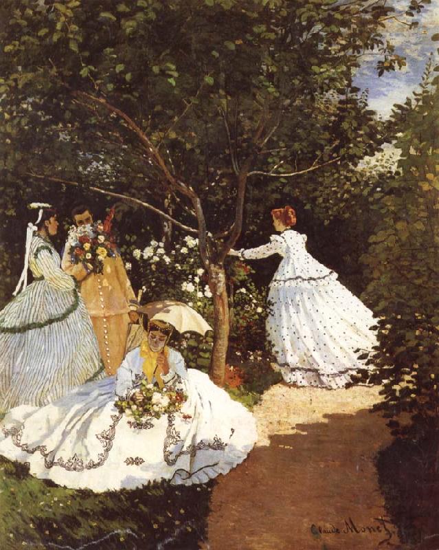 Albert Bierstadt Museum: Femmes Au Jardin Women In The Garden Frauen Im 