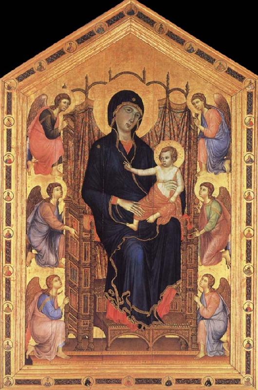 cimabue madonna enthroned with angels. Madonna and Child Enthroned