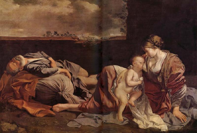 Orazio Gentileschi Le Repos de